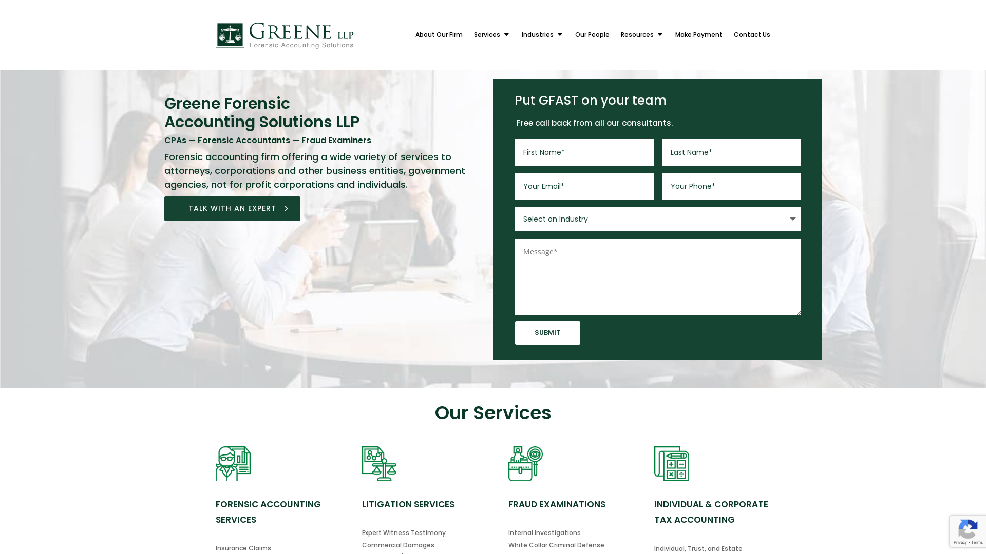 Greene Forensic Accounting Solutions LLP